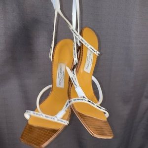 {SOLD} OFF-White x Jimmy Choo strappy sandal